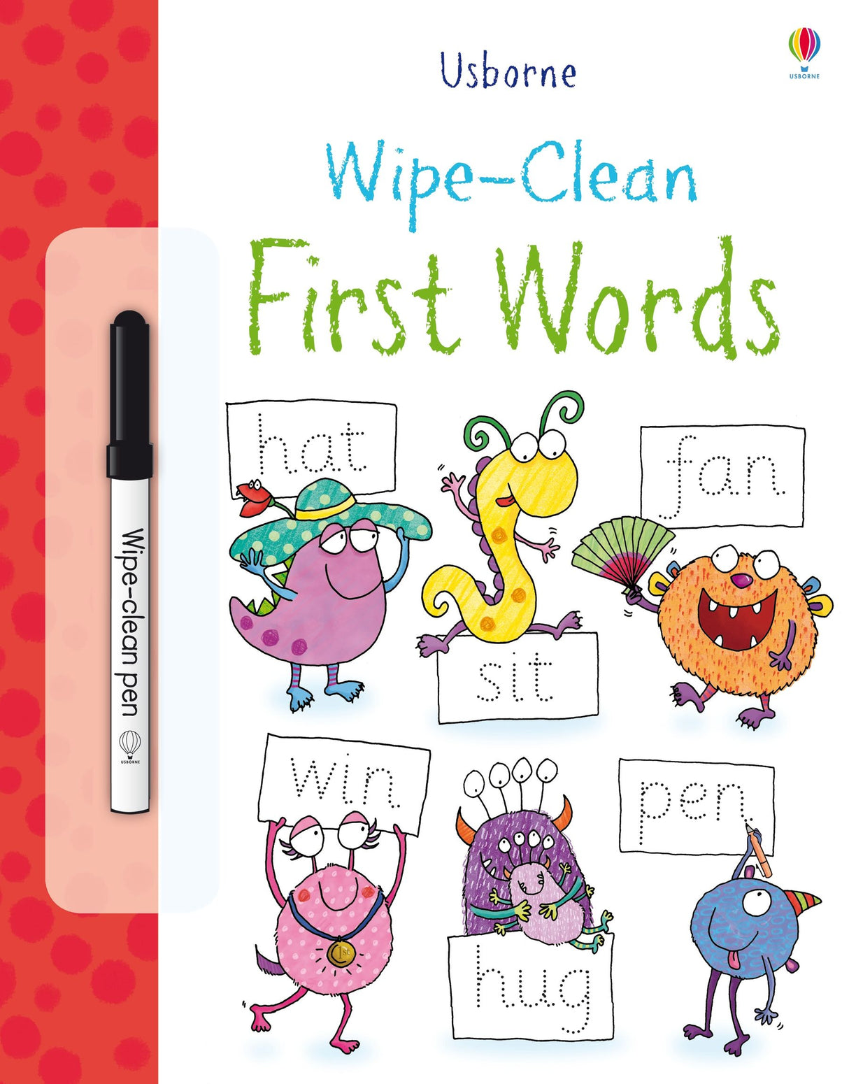 Usborne Wipe-Clean First Words Activity Book by Jessica Greenwell