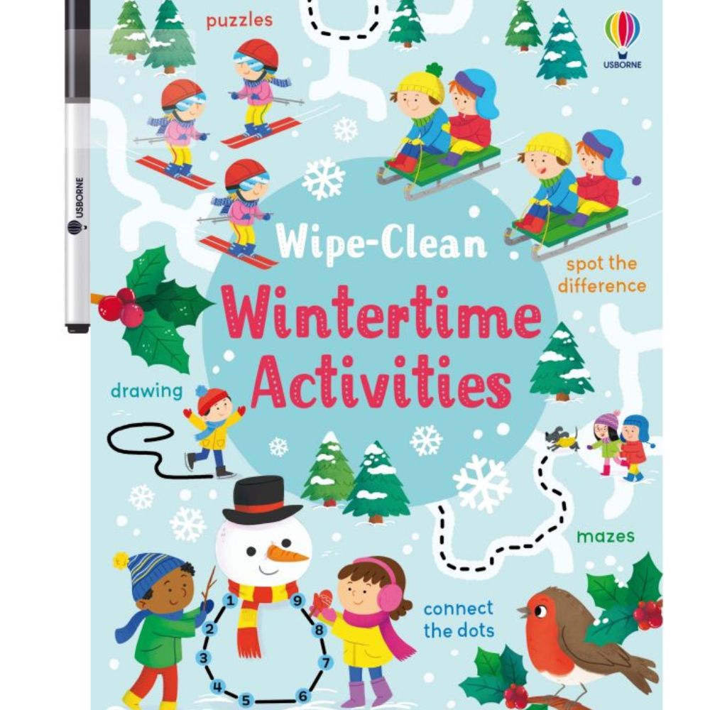 Usbourne Wipe Clean Wintertime Activities Book