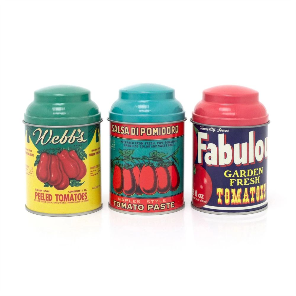 Utility 10cm Round Spice Tin (Choice of 3)