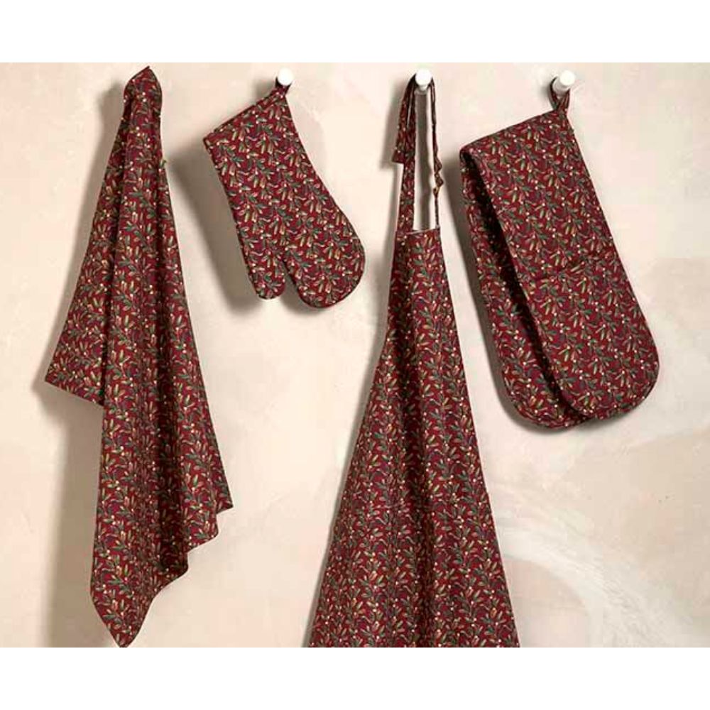 Walton & Co 70cm Under The Mistletoe Tea Towel (set of 2)