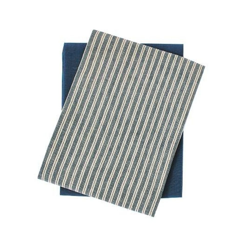Walton & Co Hampton Stripe tea Towel (Set Of 2) - Old Railway Line Garden Centre