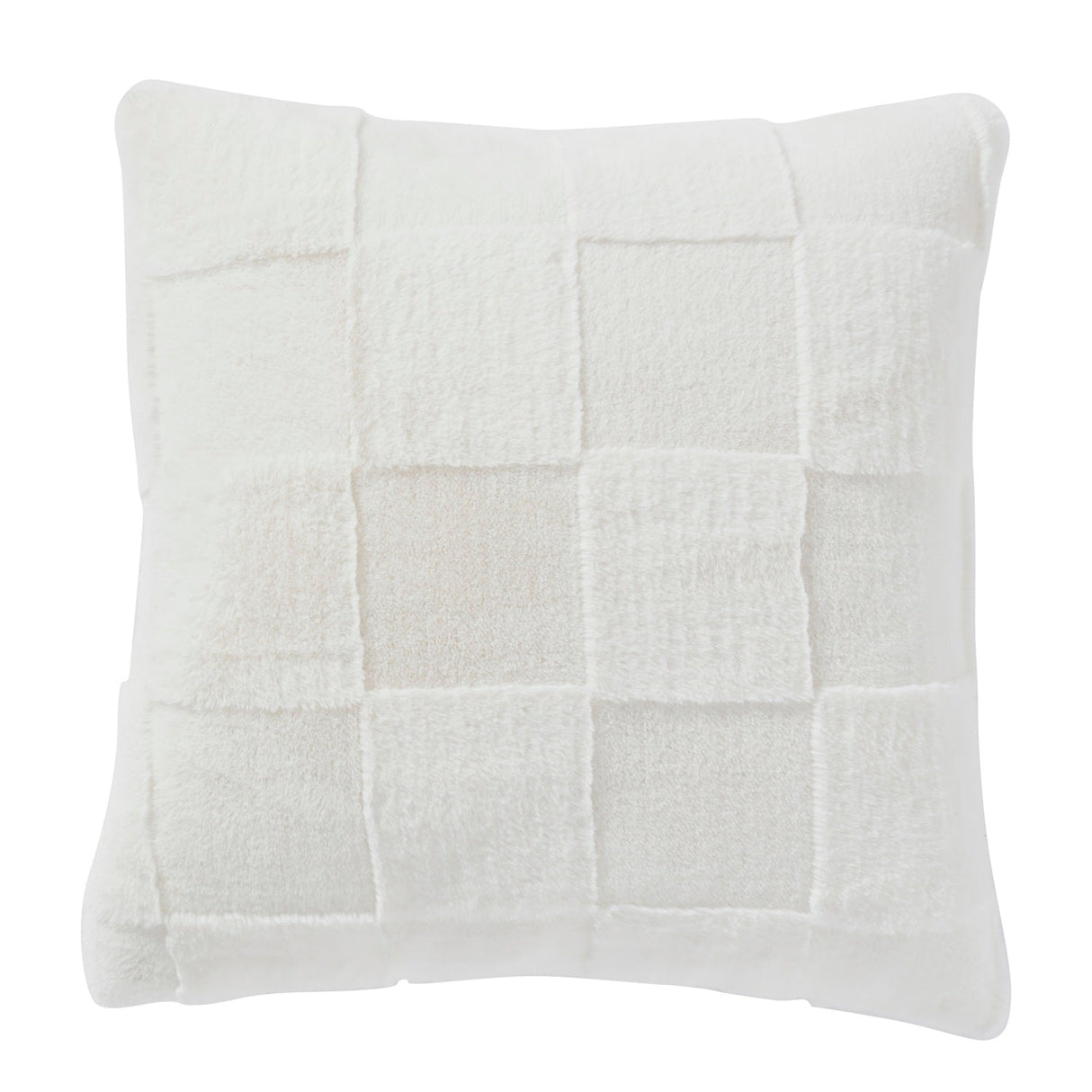 Walton & Co Margot Sheared Square Cushion Cream - Old Railway Line Garden Centre