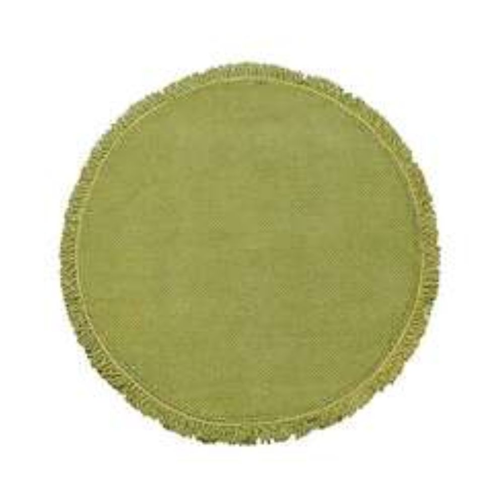 Walton & Co Olive Circular Jute Place Mat