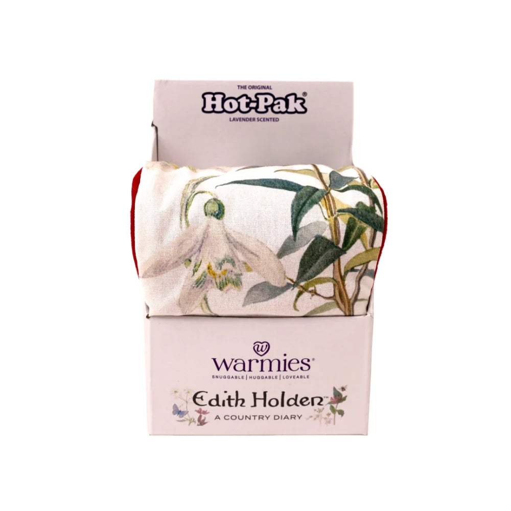 Warmies Edith Holden Winter Hot-Pak - Burgundy