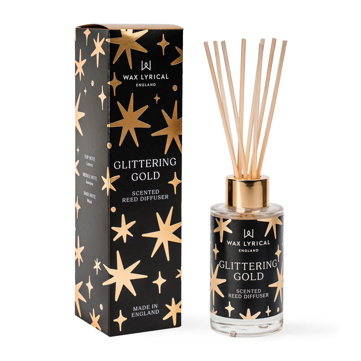 Wax Lyrical 100ml Glittering Gold Reed Diffusser