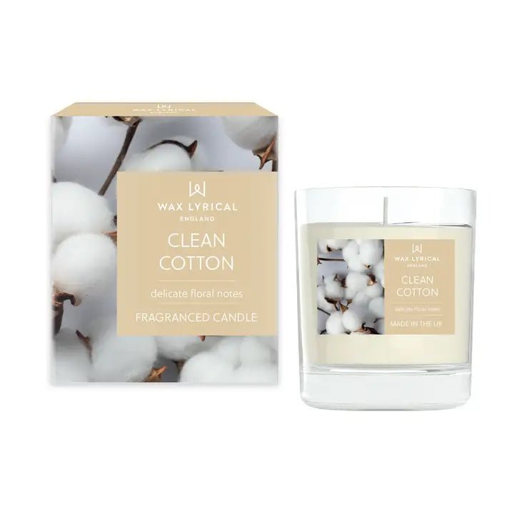 Wax Lyrical 30cl Clean Cotton Candle - Old Railway Line Garden Centre