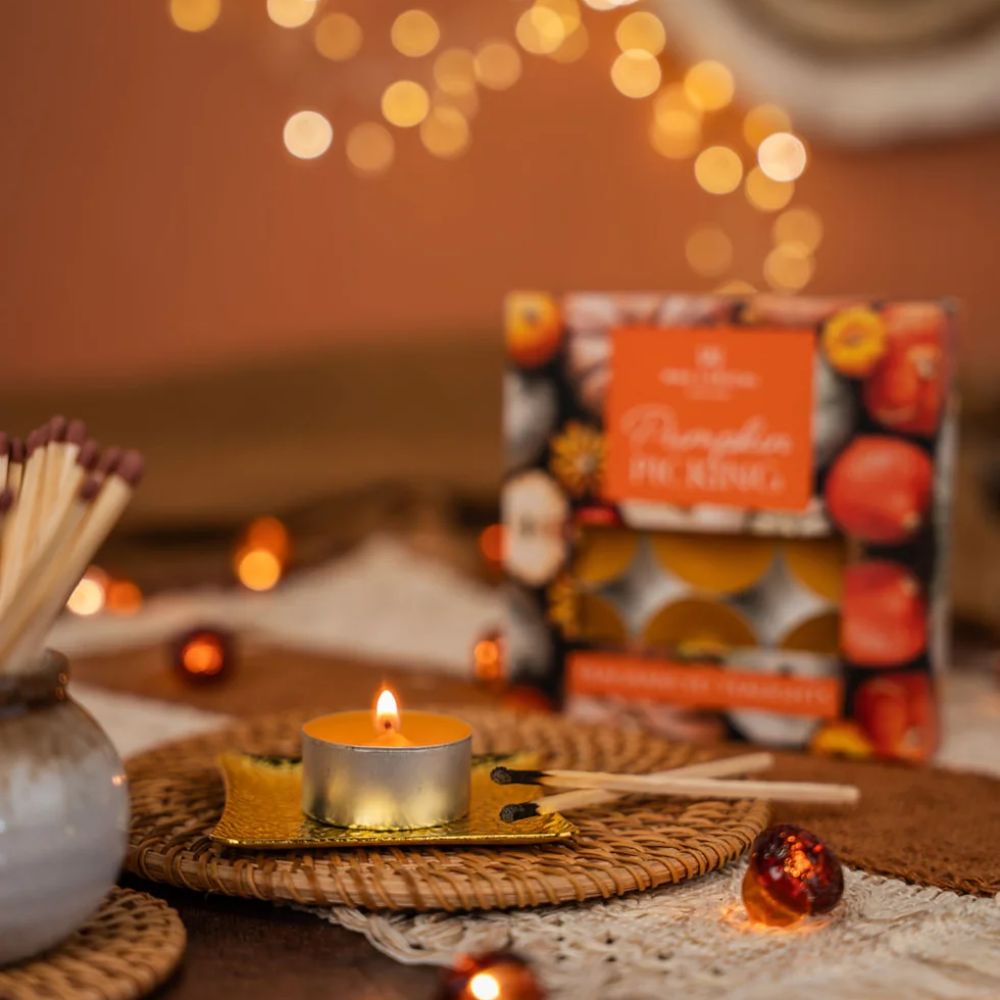 Wax Lyrical Pumpkin Picking Tealights (9 Pack)