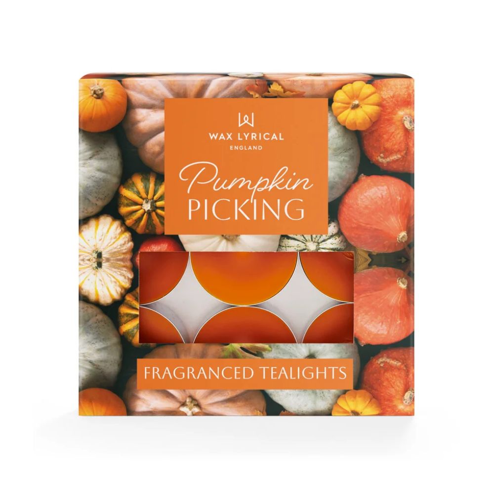 Wax Lyrical Pumpkin Picking Tealights (9 Pack)