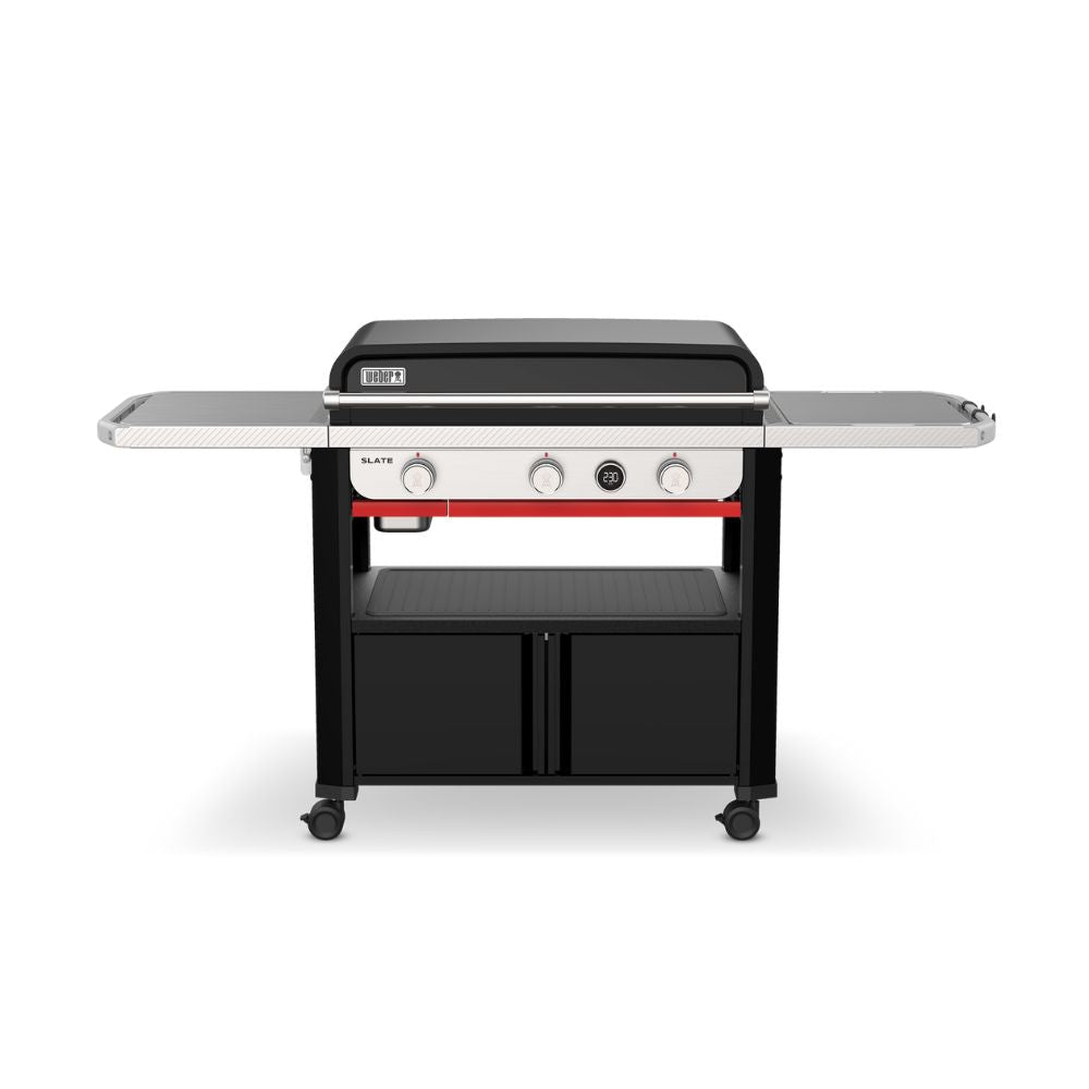 Weber 3-Burner 76cm Slate GPD Premium Griddle Barbecue - 1500542 - Old Railway Line Garden Centre