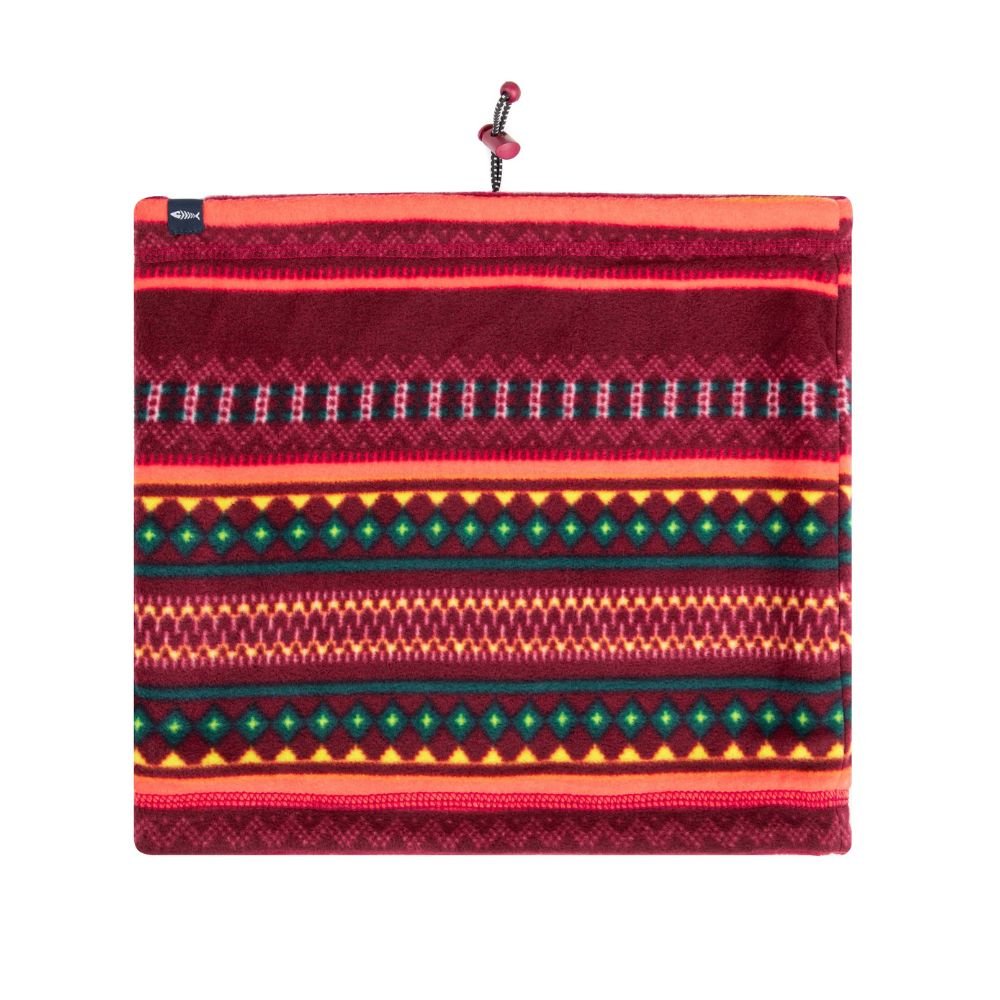 Weird Fish Camira Printed Reversible Fleece Snood - Antique Cherry - Old Railway Line Garden Centre