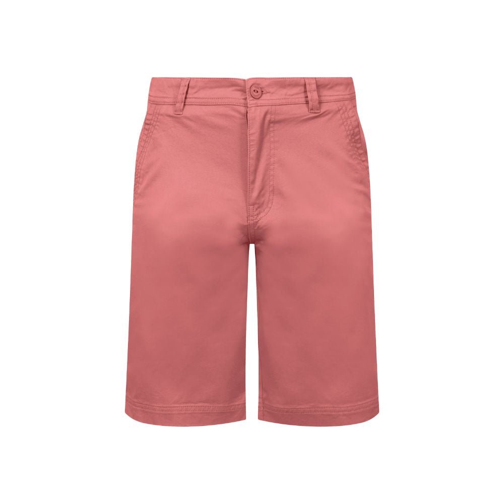 Weird Fish Rayburn Cotton Flat Front Shorts - Nantucket Pink - Old Railway Line Garden Centre