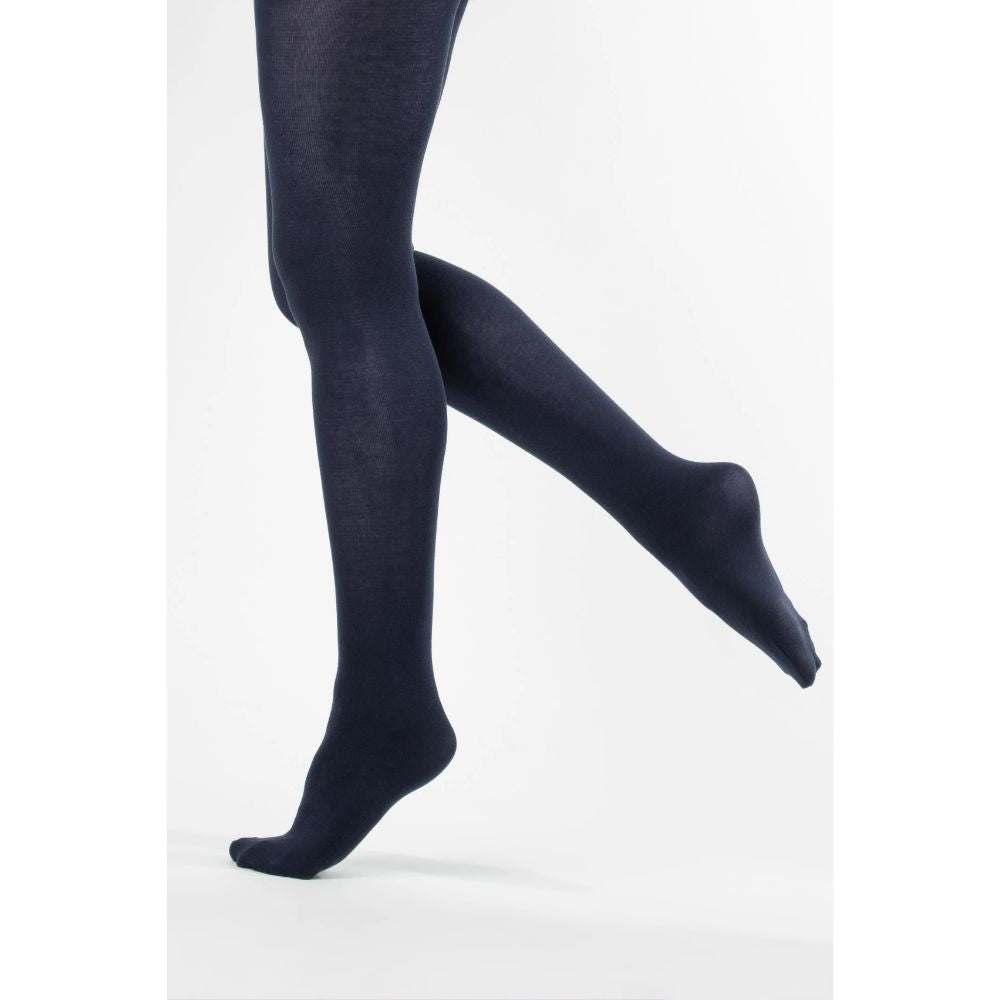 Weird Fish Una Plain Tights - Midnight - M