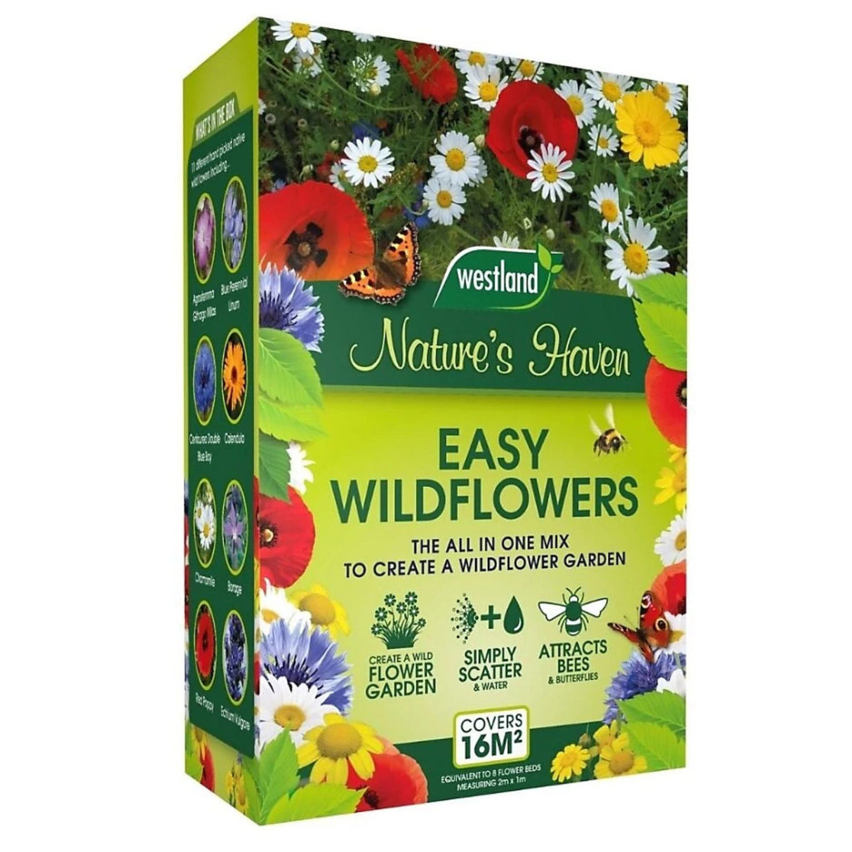 Westland Unwins 3.6kg Easy Wildflowers Flower Seed Blend & Granular Mix