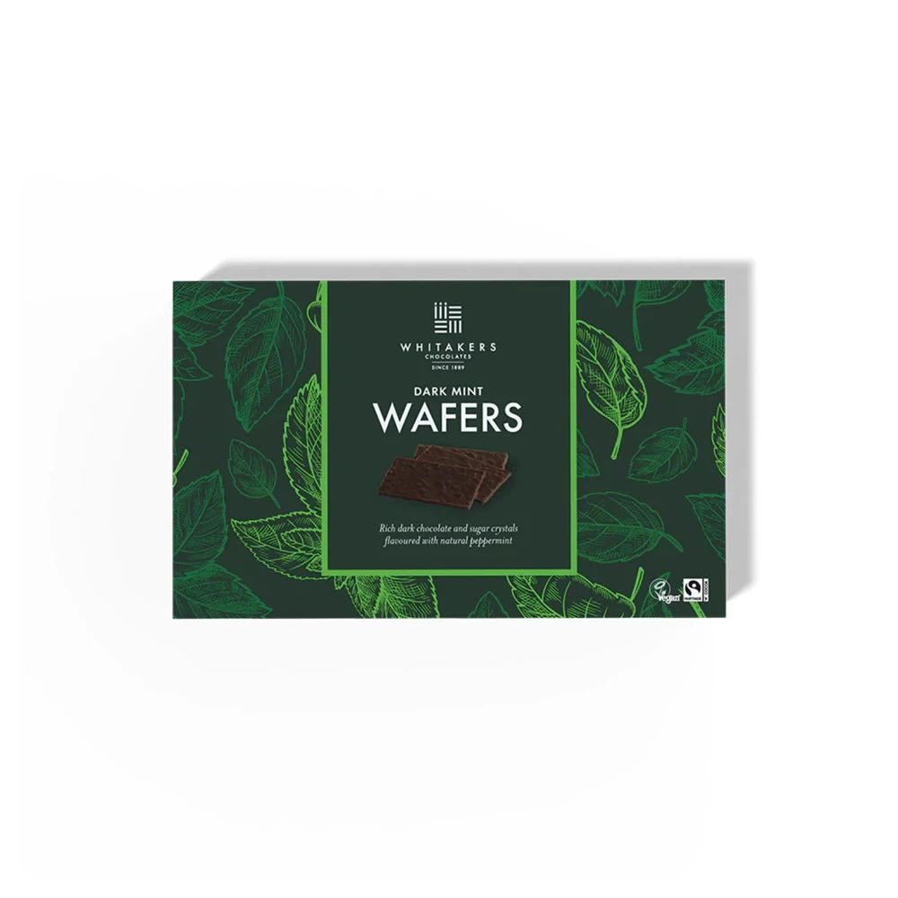 Whitakers 150g Dark Chocolate & Mint Thins