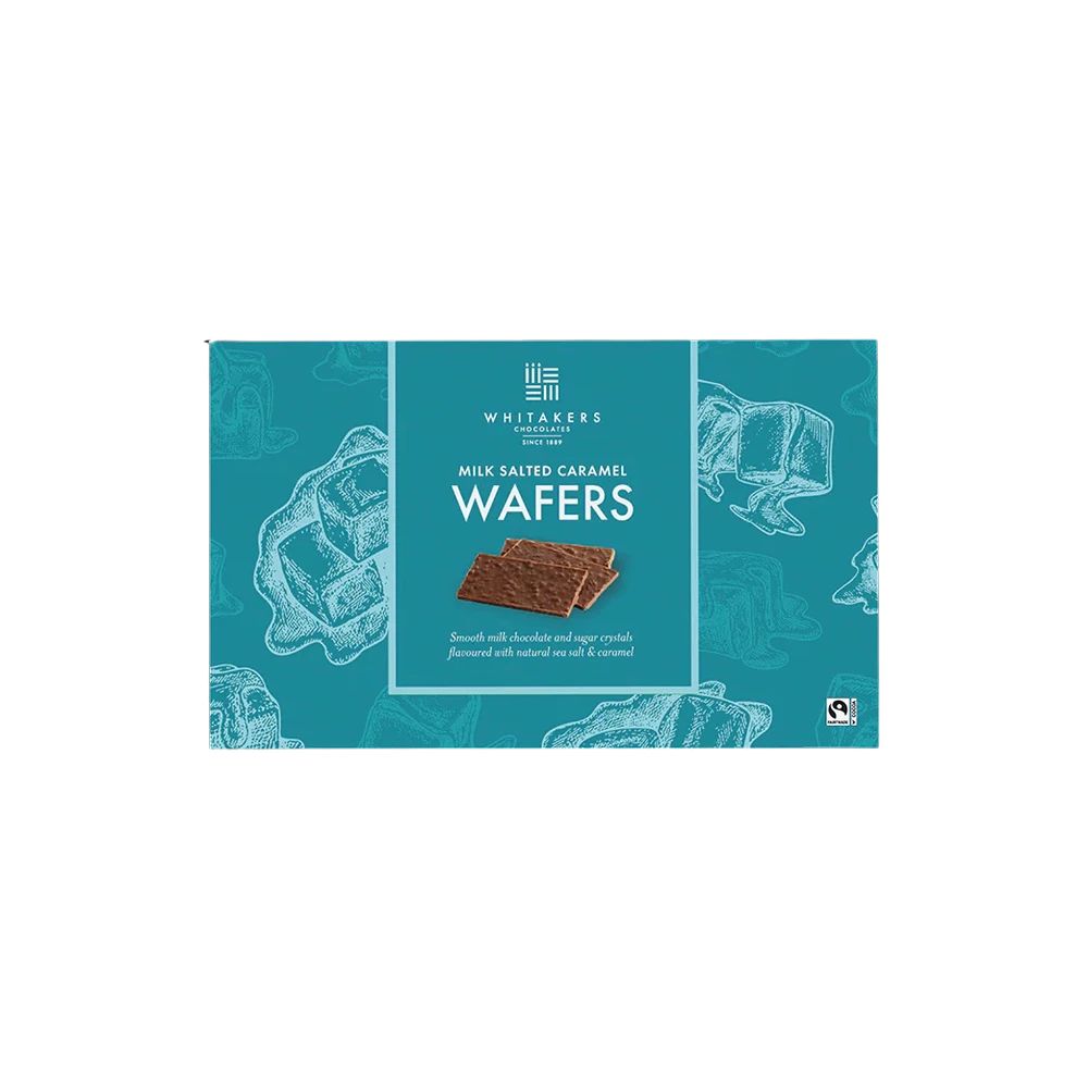 Whitakers 150g Milk Chocolate & Sea Salt Thins