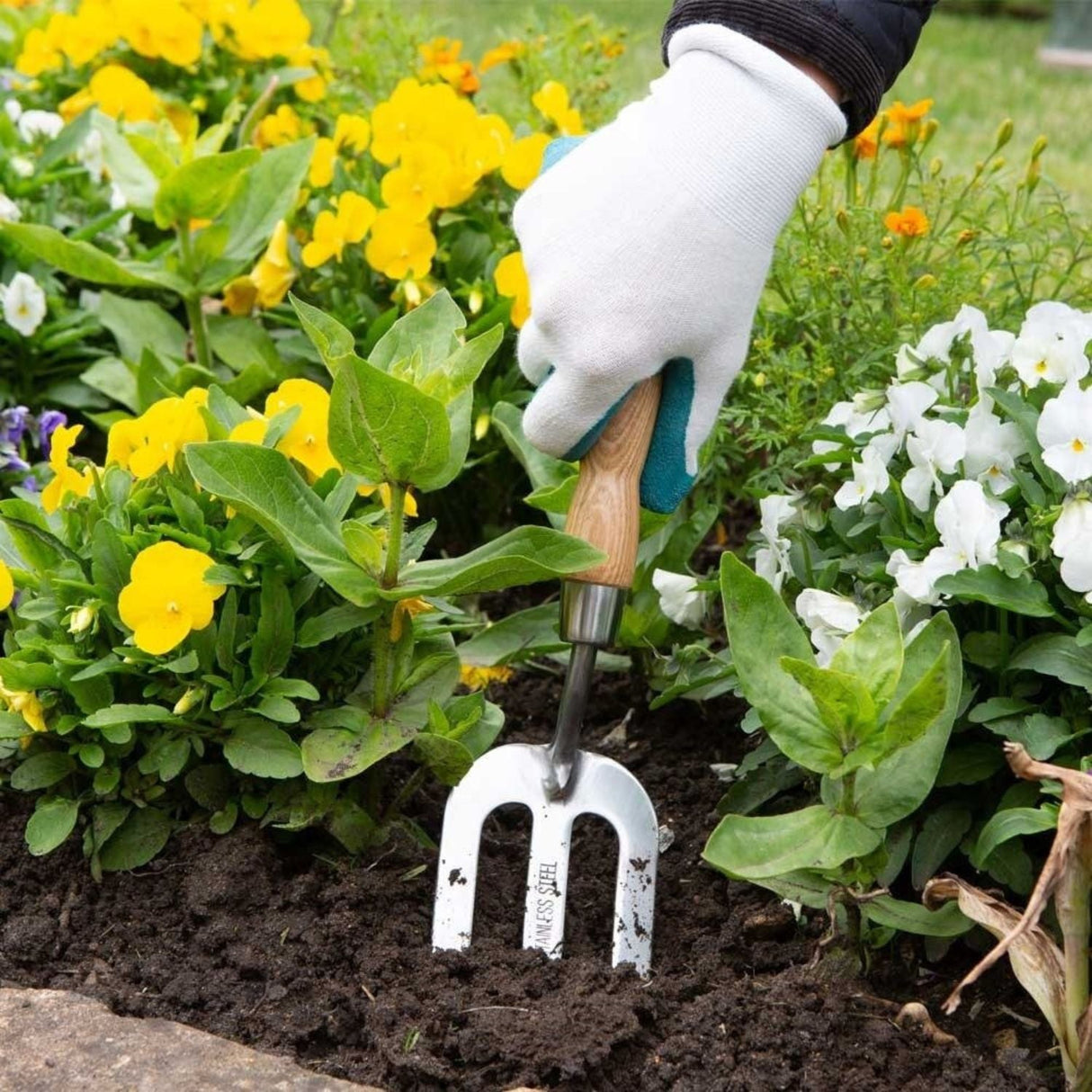 Wilkinson Sword Stainless Steel Hand Fork - Old Railway Line Garden Centre