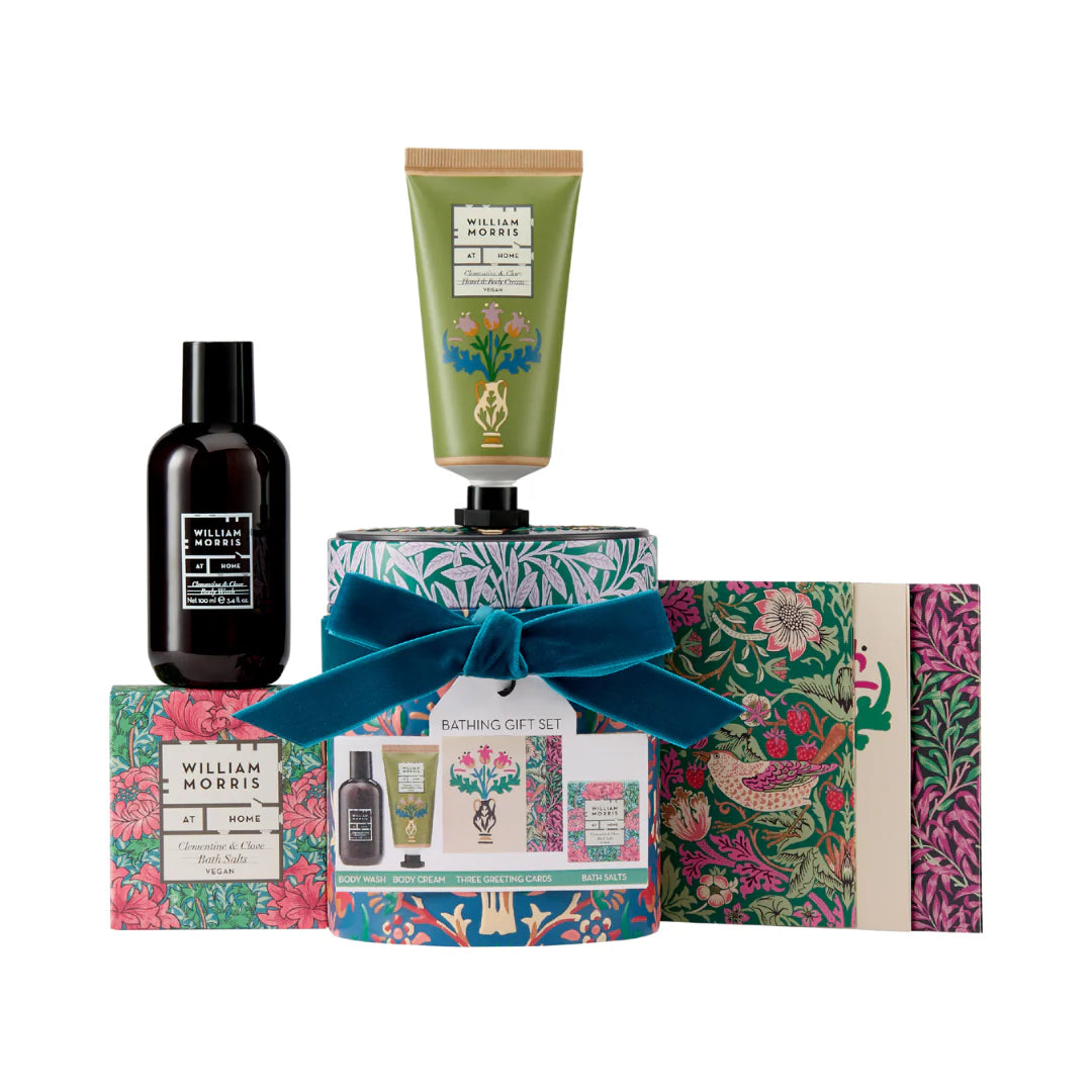 William Morris Sunflower Swan Bathing Gift Set