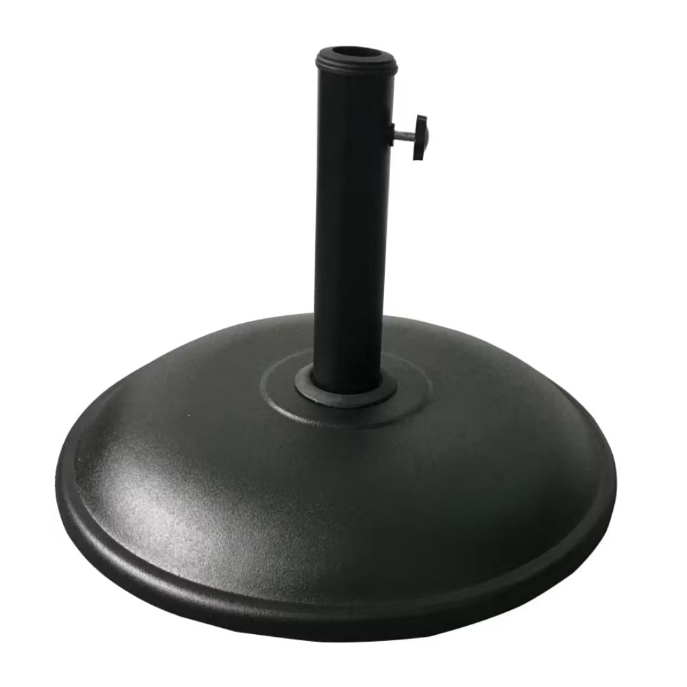 Woodlodge 15kg Concrete Parasol Base - Black - Old Railway Line Garden Centre