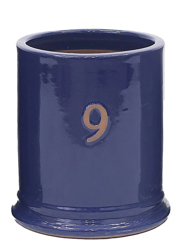 Woodlodge 18cm Purple Nine Glazed Pot - YNINEPL18 - Old Railway Line Garden Centre