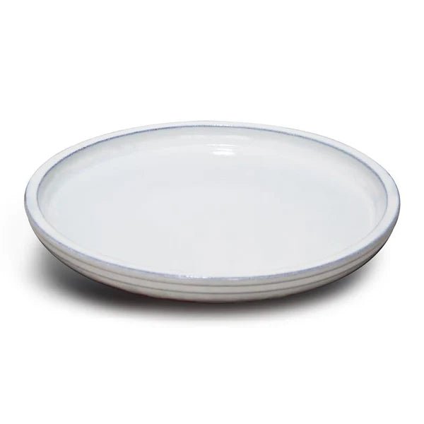 Woodlodge 36cm Cream Medoc Glazed Saucer - YJUSAU36CR - Old Railway Line Garden Centre