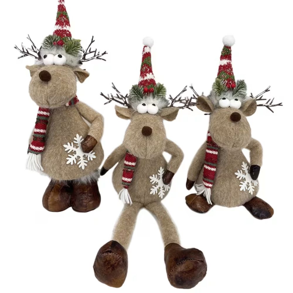 Woodlodge Standing Robbie Reindeer Plush