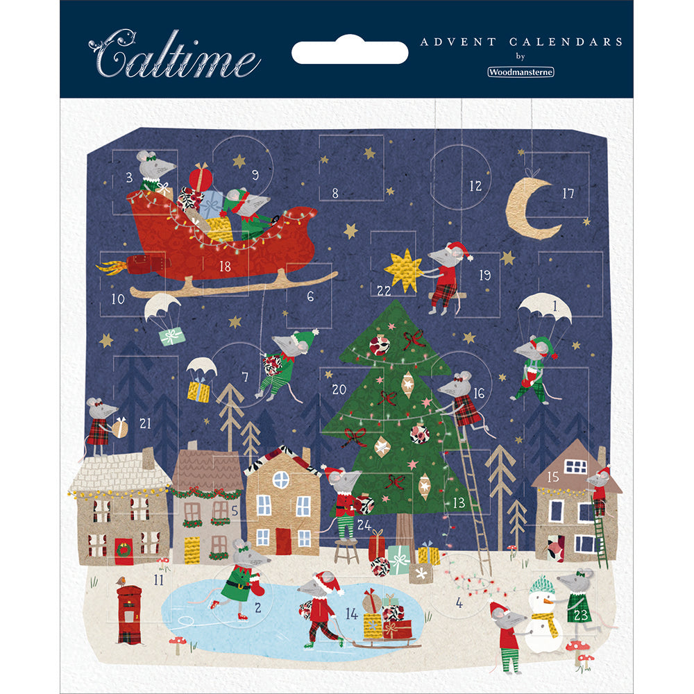 Woodmansterne Christmas Mice Advent Calendar