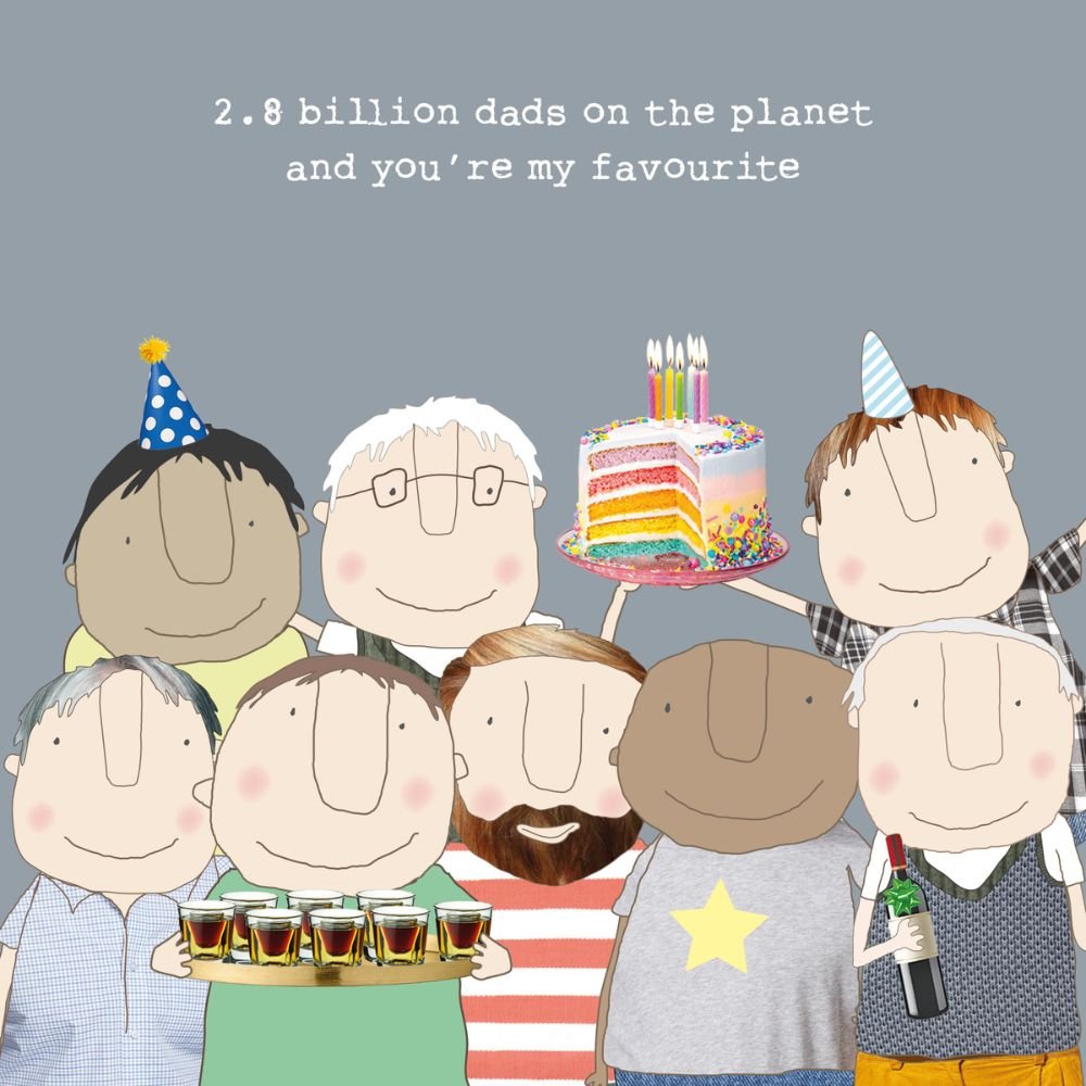 Woodmansterne Dad Your my Favourite Birthday Card - Old Railway Line Garden Centre