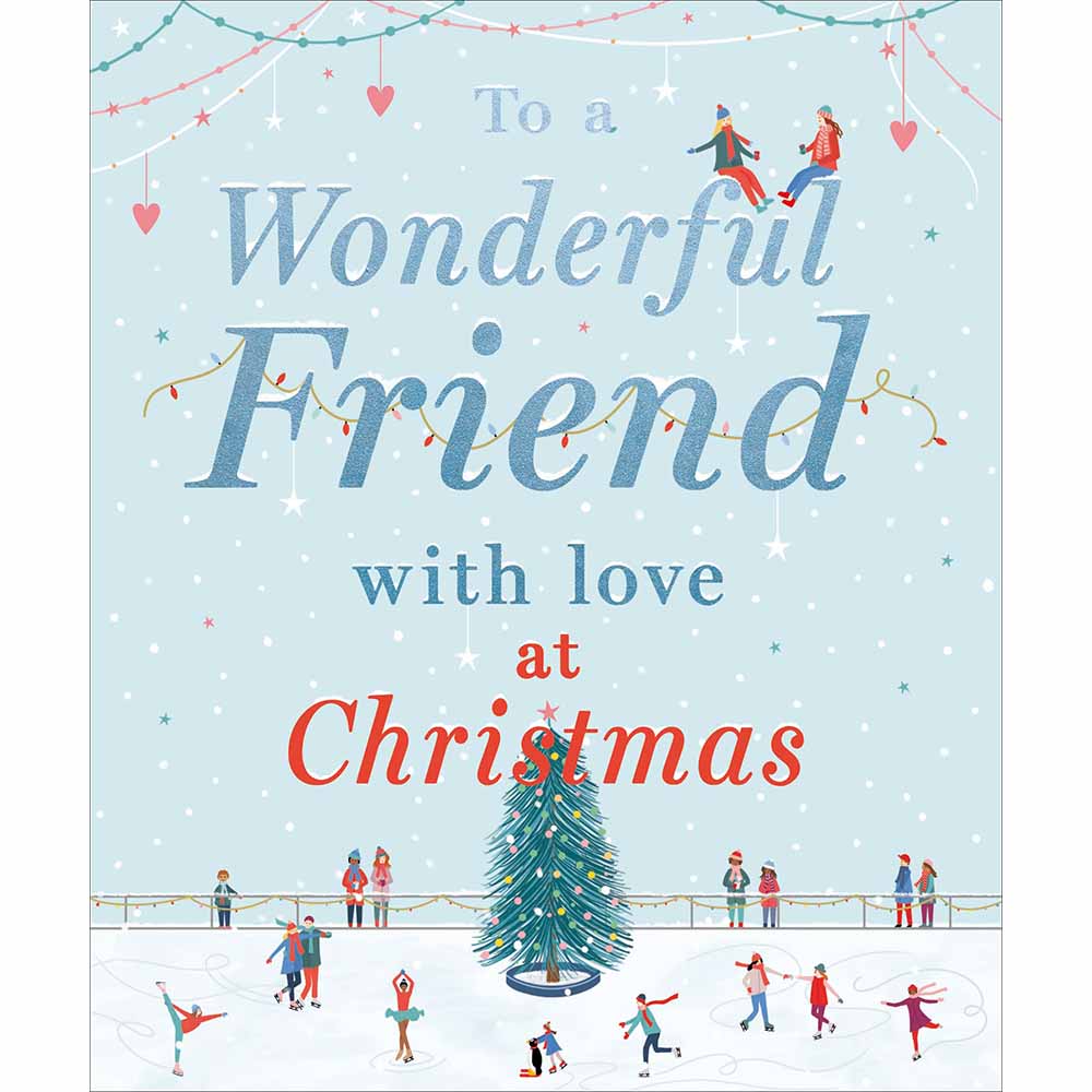 Woodmansterne Friend - Snowy Christmas Card