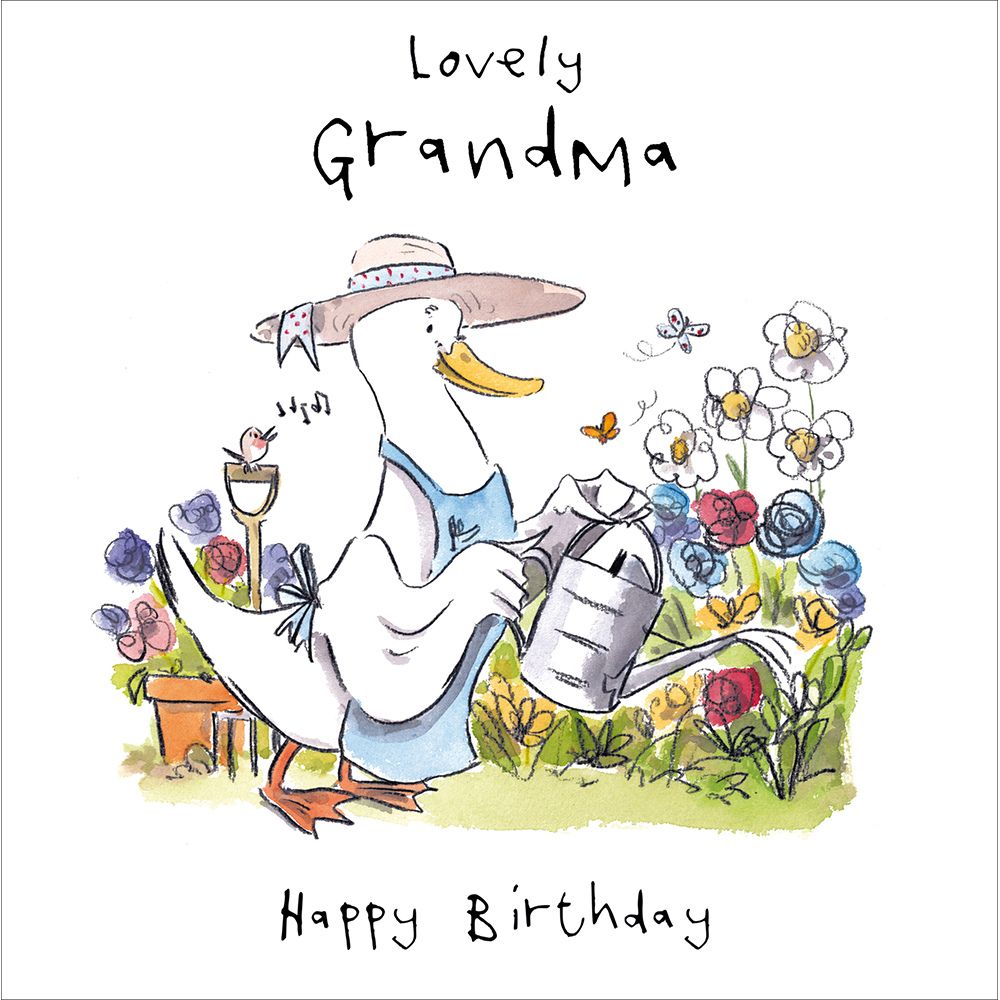 Woodmansterne Grandma Goose Gardener Birthday Card