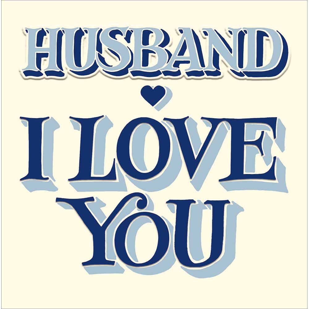 Woodmansterne 'Husband' 3D I Love You Valentine's Day Card