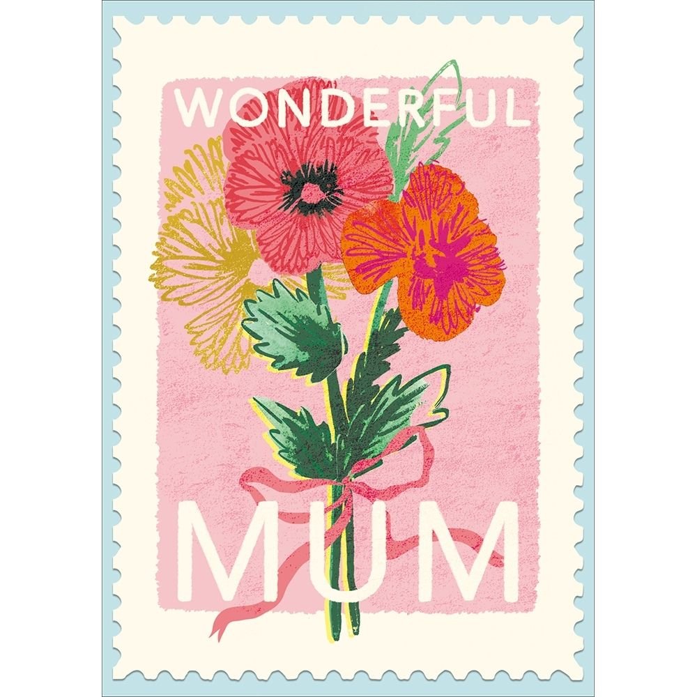 Woodmansterne Mum Poppy Wonderful Mother's Day Card - Old Railway Line Garden Centre