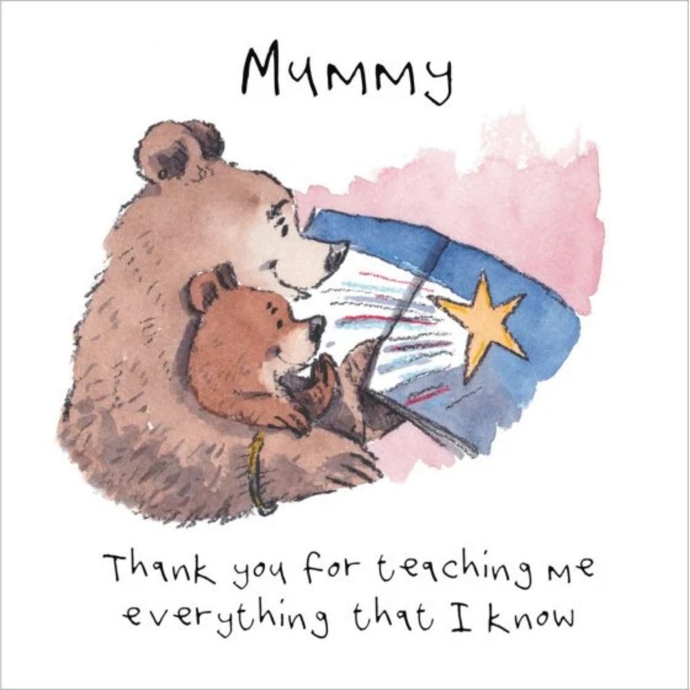 Woodmansterne Mummy Betime Cuddles Birthday Card