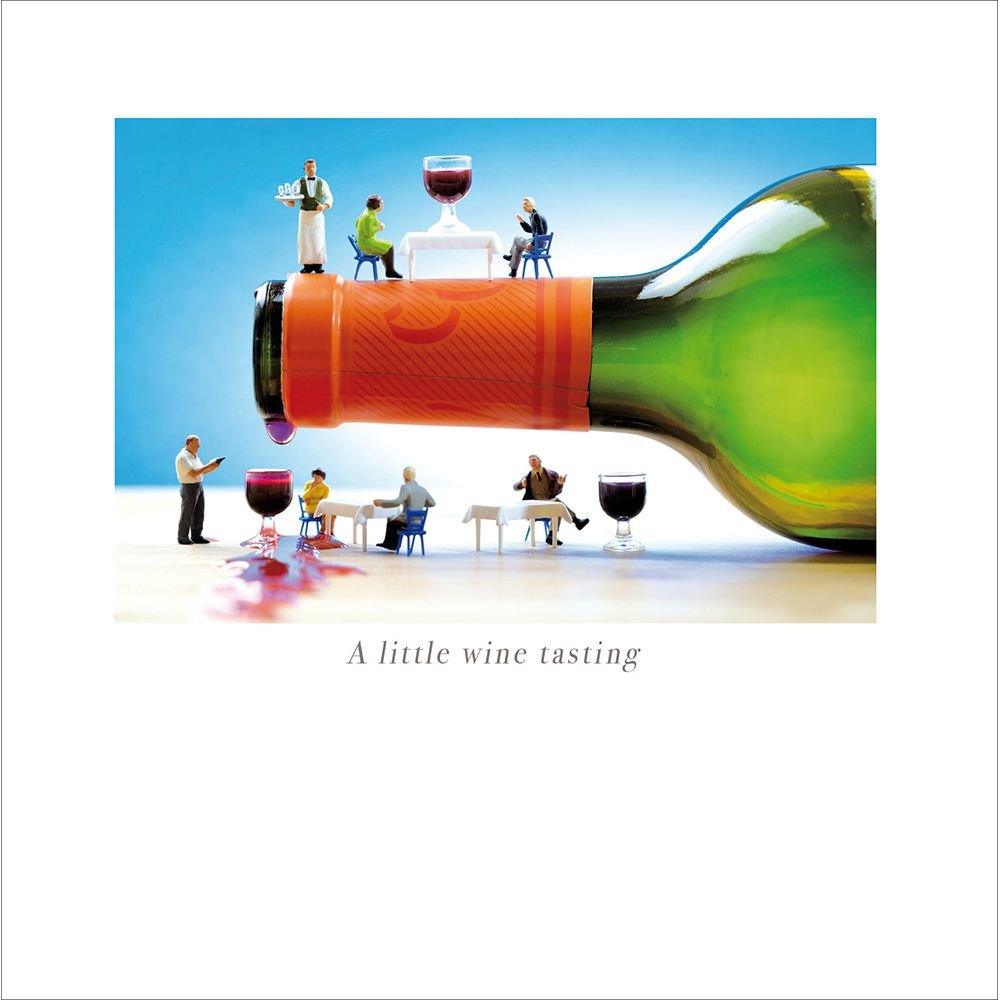 Woodmansterne Pass the Bottle Blank Card - Old Railway Line Garden Centre