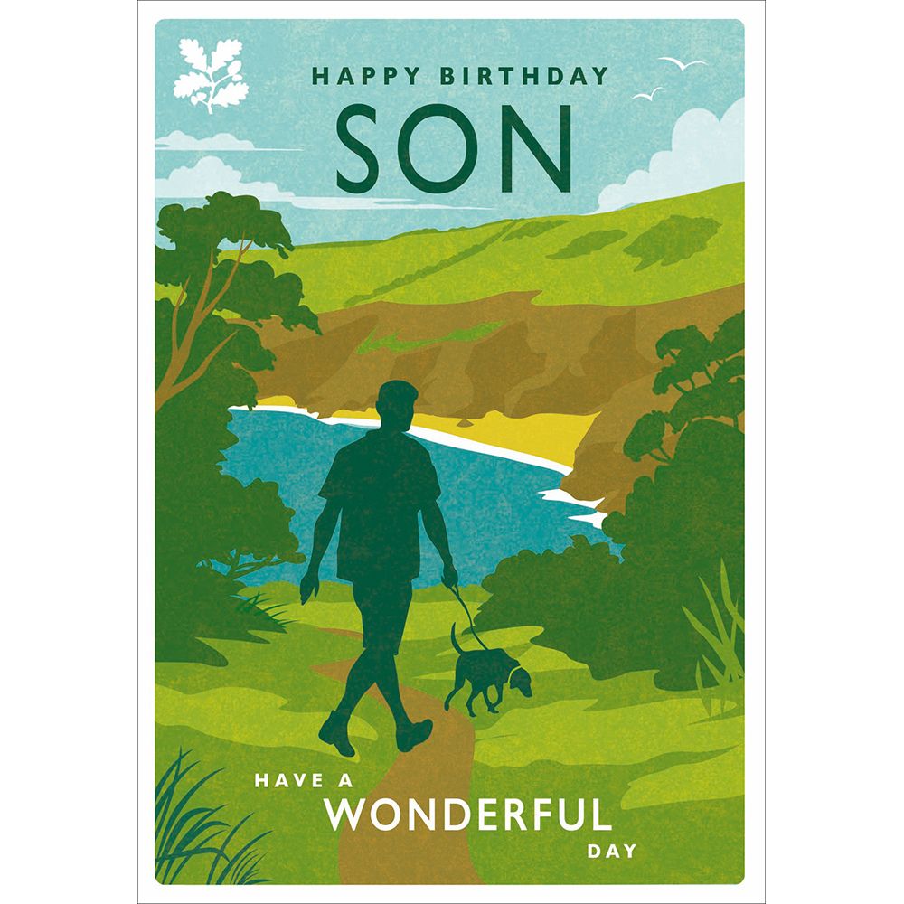 Woodmansterne Son Country Walk Birthday Card