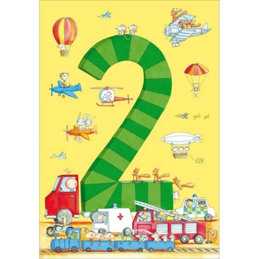Woodmansterne Special Toys Age 2 Birthday Card