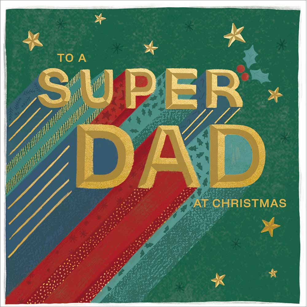 Woodmansterne Super Dad Christmas Card