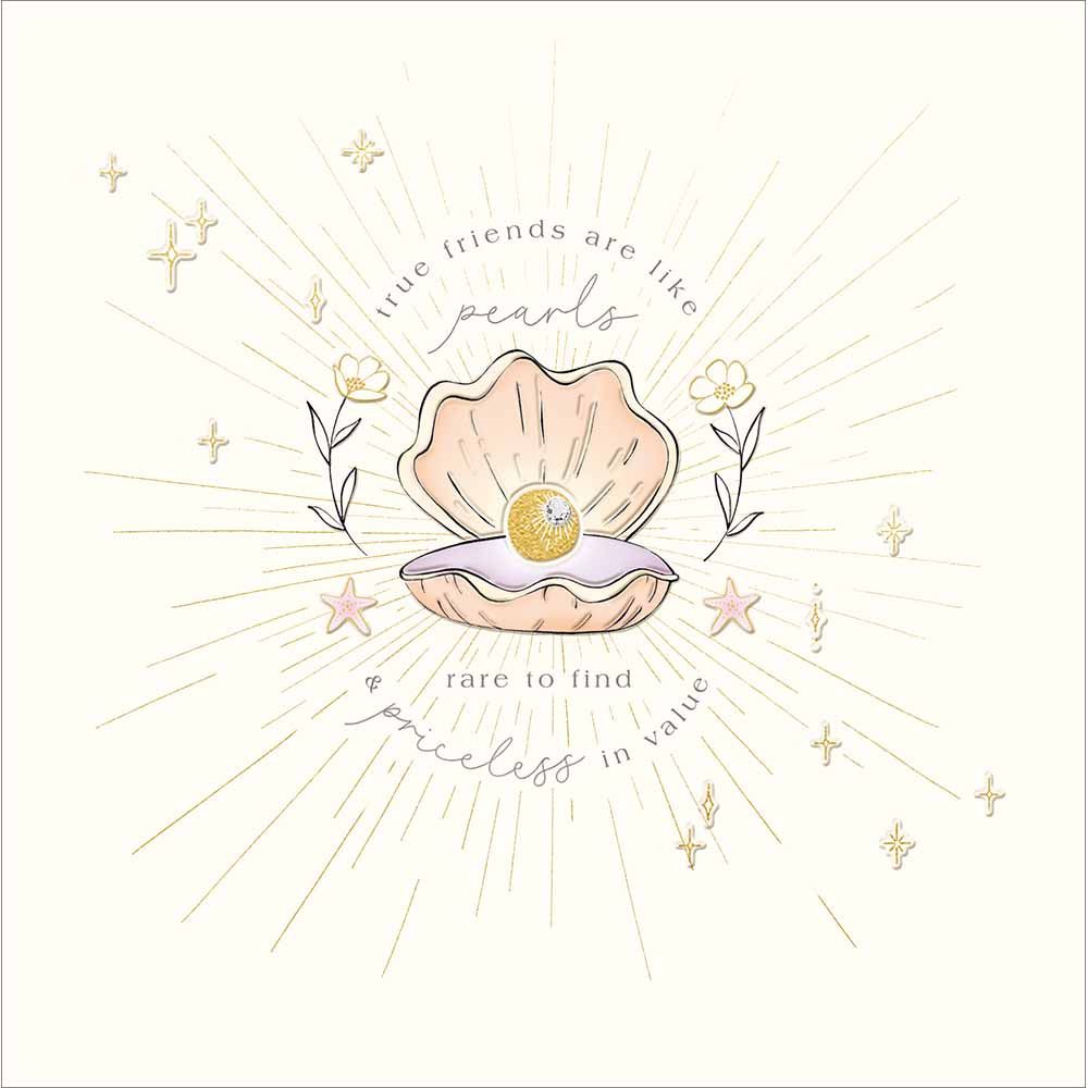 Woodmansterne True Friends are like Pearls Card
