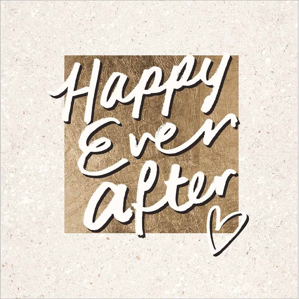 Woodmansterne Wedding Happy Ever After Text Card