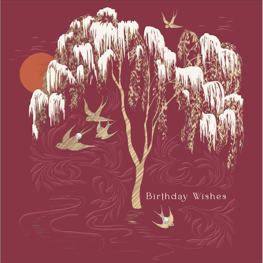 Woodmansterne Willow Tree Growth & Grace Birthday Card