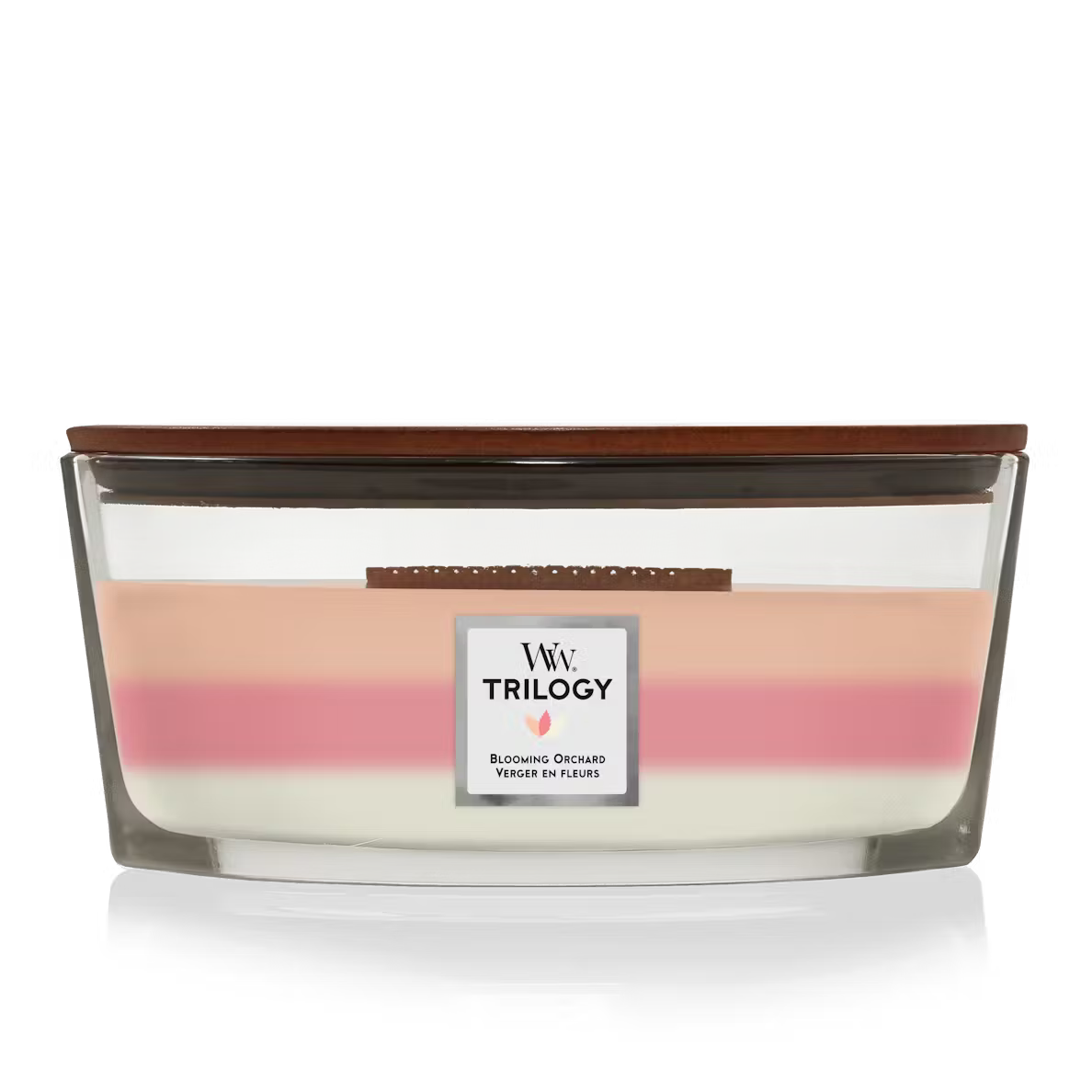 Wood Wick Blooming Orchid Trilogy Ellipse Candle