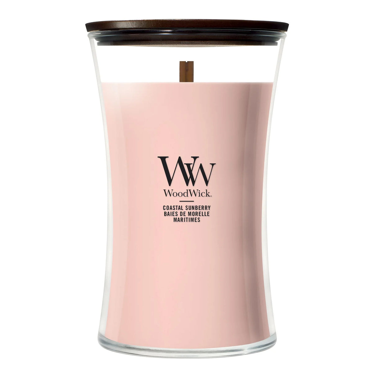 Wood Wick Coastal Sunberry Large Hourglass Candle