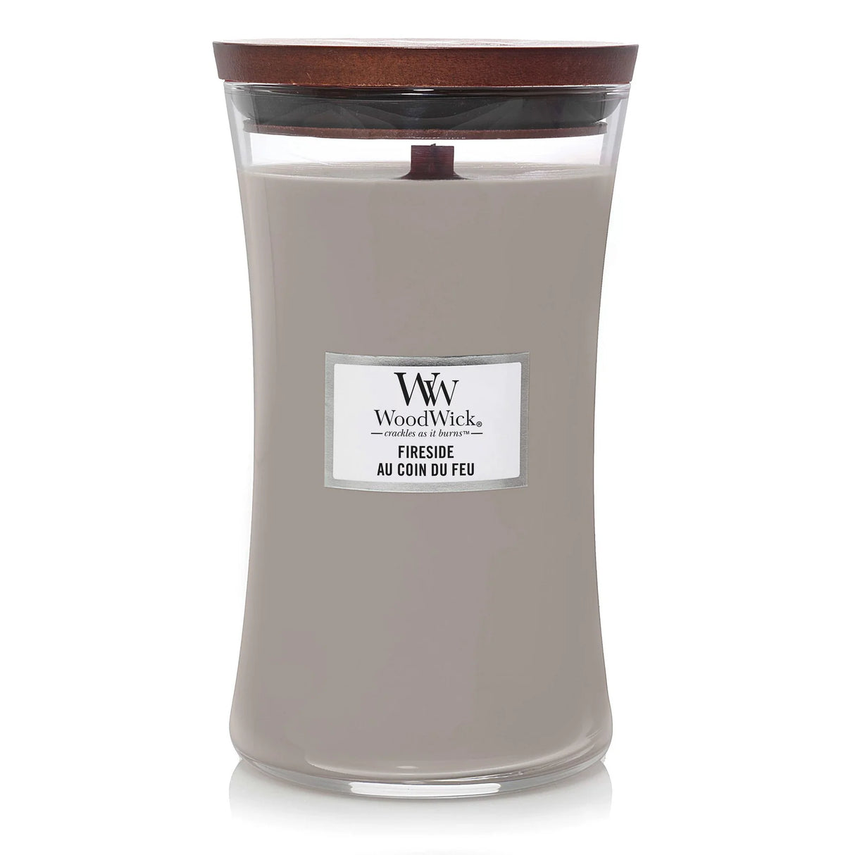 Wood Wick Fireside Large Hourglass Candle