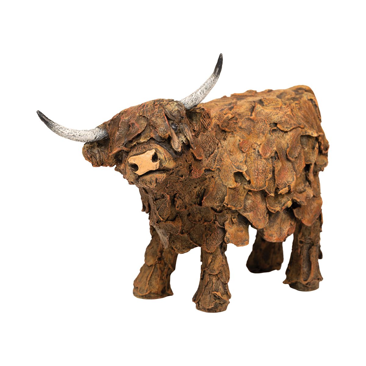 Wrendale 20.35cm 'Gordon' Highland Cow Figurine Ornament