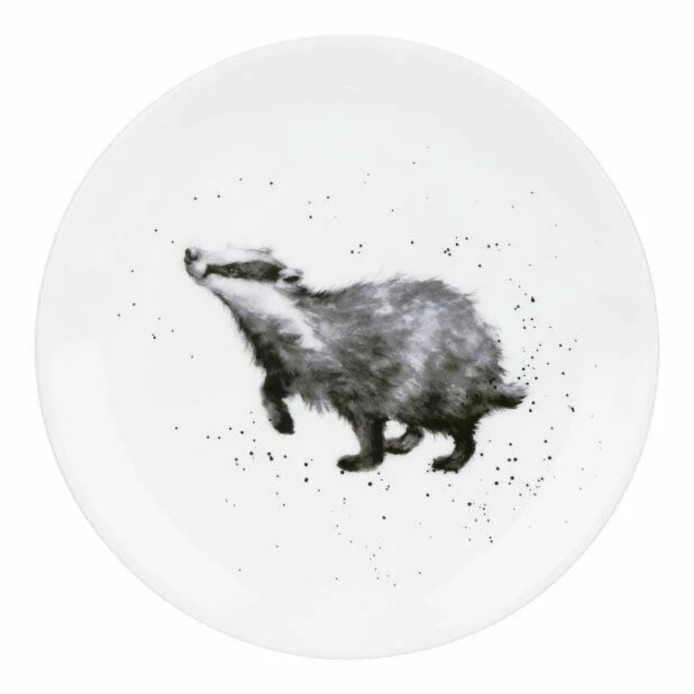 Wrendale 20cm Badger Coupe Plate