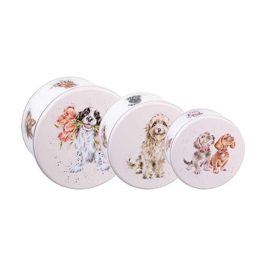 Wrendale 25cm 'A Dog's Life' Dog Cake Tin Nest