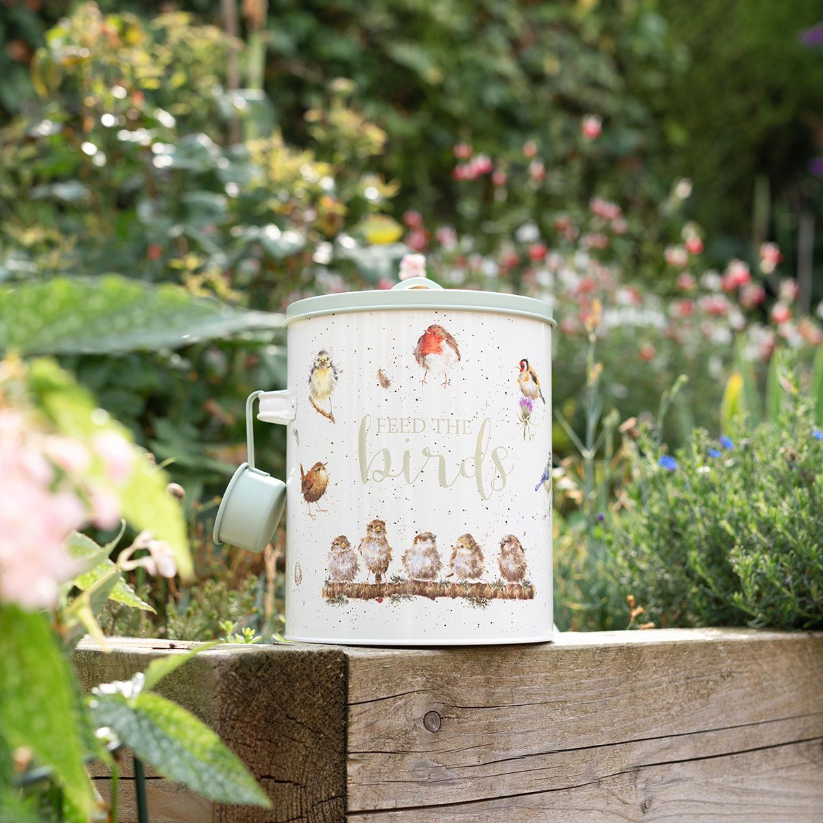 Wrendale 25cm Feed the Birds Tin