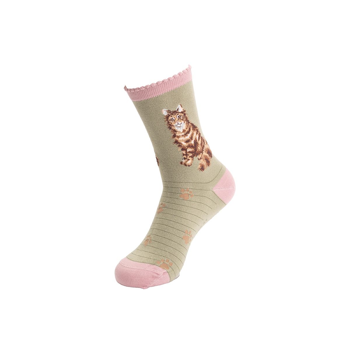 Wrendale 4-7 'Feline Fabulous' Cat Socks
