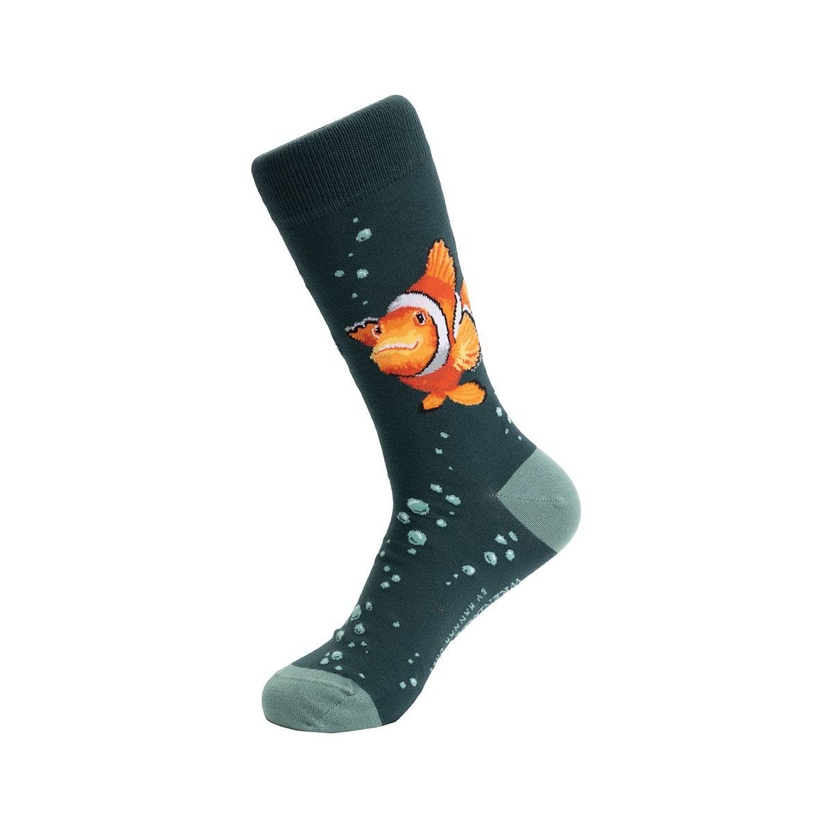 Wrendale 7-11 'Clowning Around' Fish Men's Socks