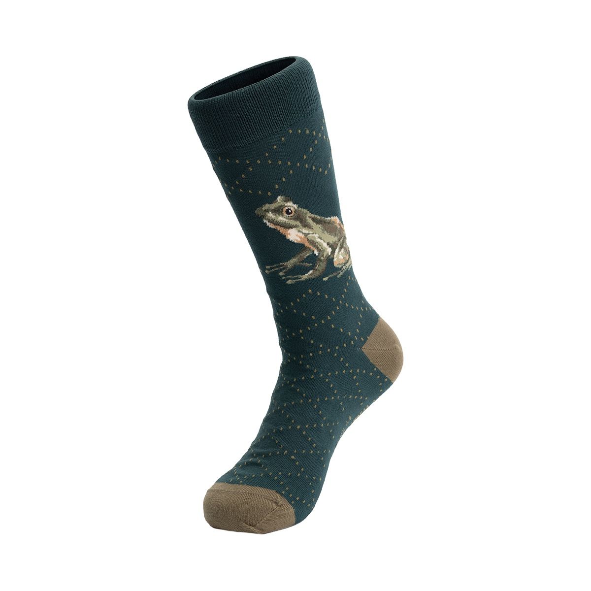 Wrendale 7-11 'The Happy Frog' Frog Men's Socks