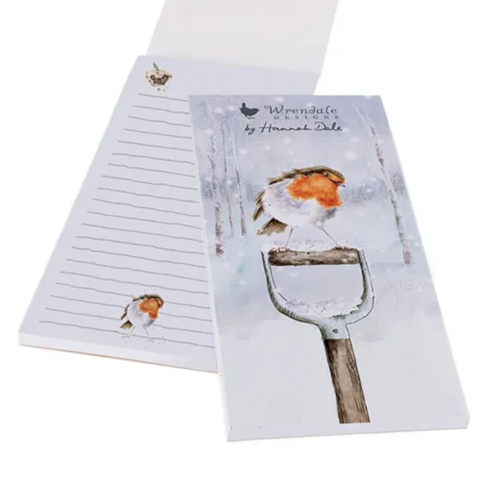 Wrendale 'A Little Red Robin' Robin Magnetic Shopping Pad